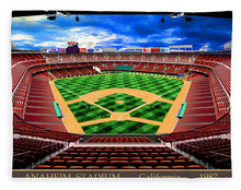 Load image into Gallery viewer, Anaheim Stadium 1987 - Blanket