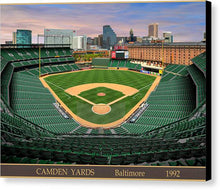 Load image into Gallery viewer, Camden Yards 1992 - Canvas Print