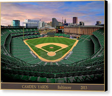 Load image into Gallery viewer, Camden Yards 2013 - Canvas Print