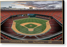 Load image into Gallery viewer, Candlestick Park 1985 - Canvas Print