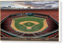 Load image into Gallery viewer, Candlestick Park 1985 - Canvas Print