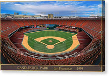 Load image into Gallery viewer, Candlestick Park 1999 - Canvas Print