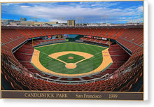 Load image into Gallery viewer, Candlestick Park 1999 - Canvas Print