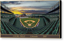 Load image into Gallery viewer, Coors Field 2007 - Canvas Print