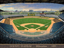 Load image into Gallery viewer, County Stadium 1953 - Puzzle