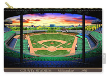Load image into Gallery viewer, County Stadium 1958 - Carry-All Pouch