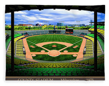Load image into Gallery viewer, County Stadium 1975 - Blanket