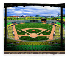 Load image into Gallery viewer, County Stadium 1975 - Blanket