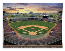Load image into Gallery viewer, County Stadium 1982 - Blanket