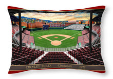 Load image into Gallery viewer, Crosley Field 1927 - Throw Pillow