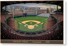 Load image into Gallery viewer, Crosley Field 1935 - Canvas Print