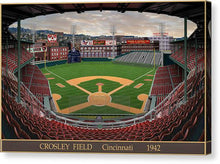 Load image into Gallery viewer, Crosley Field 1942 - Canvas Print