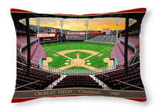 Load image into Gallery viewer, Crosley Field 1949 - Throw Pillow