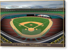 Load image into Gallery viewer, DC Stadium 1962 - Canvas Print