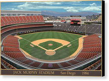 Load image into Gallery viewer, Jack Murphy Stadium 1984 - Canvas Print