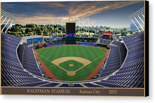 Load image into Gallery viewer, Kauffman Stadium 2015 - Canvas Print