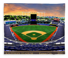 Load image into Gallery viewer, Kauffman Stadium 2015 - Blanket