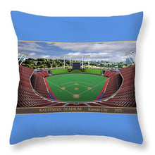 Load image into Gallery viewer, Kauffnam Stadium 1975 - Throw Pillow