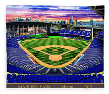 Load image into Gallery viewer, Marlins Park 2012 - Blanket