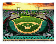 Load image into Gallery viewer, Memorial Stadium 1954 - Blanket