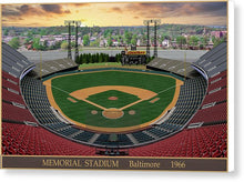 Load image into Gallery viewer, Memorial Stadium 1966 - Canvas Print