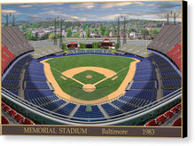 Load image into Gallery viewer, Memorial Stadium 1983 - Canvas Print