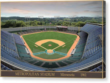 Load image into Gallery viewer, Metropolitan Stadium 1961 - Canvas Print