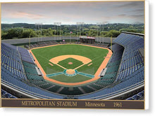 Load image into Gallery viewer, Metropolitan Stadium 1961 - Canvas Print