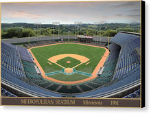Load image into Gallery viewer, Metropolitan Stadium 1961 - Canvas Print