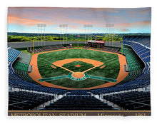 Load image into Gallery viewer, Metropolitan Stadium 1961 - Blanket