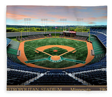 Load image into Gallery viewer, Metropolitan Stadium 1961 - Blanket