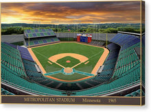 Load image into Gallery viewer, Metropolitan Stadium 1965 - Canvas Print