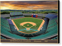 Load image into Gallery viewer, Metropolitan Stadium 1965 - Canvas Print
