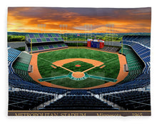 Load image into Gallery viewer, Metropolitan Stadium 1965 - Blanket