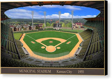 Load image into Gallery viewer, Municipal Stadium 1955 - Canvas Print