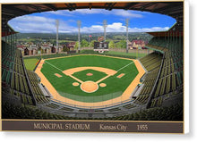 Load image into Gallery viewer, Municipal Stadium 1955 - Canvas Print