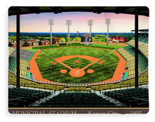 Load image into Gallery viewer, Municipal Stadium 1955 - Blanket