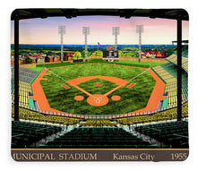 Load image into Gallery viewer, Municipal Stadium 1955 - Blanket