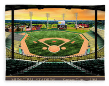 Load image into Gallery viewer, Municipal Stadium 1961 - Blanket