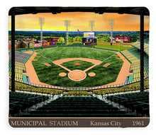 Load image into Gallery viewer, Municipal Stadium 1961 - Blanket
