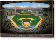 Load image into Gallery viewer, Municipal Stadium 1969 - Canvas Print