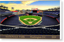 Load image into Gallery viewer, Nationals Park 2019 - Canvas Print