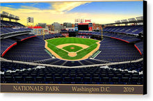 Load image into Gallery viewer, Nationals Park 2019 - Canvas Print