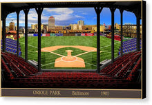 Load image into Gallery viewer, Oriole Park 1901 - Canvas Print