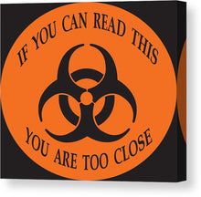 Load image into Gallery viewer, Pandemic Mask 2 - Canvas Print