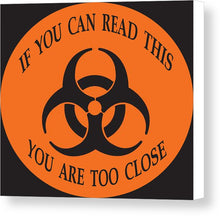 Load image into Gallery viewer, Pandemic Mask 2 - Canvas Print