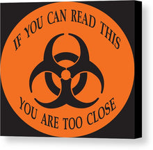 Load image into Gallery viewer, Pandemic Mask 2 - Canvas Print