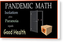 Load image into Gallery viewer, Pandemic Math 1 - Canvas Print