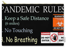 Load image into Gallery viewer, Pandemic Rules 1 - Carry-All Pouch