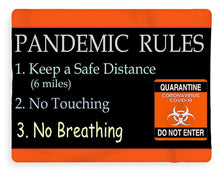 Load image into Gallery viewer, Pandemic Rules 3 - Blanket